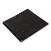 Low-Density Can Liners, 33 Gal, 1.25 Mil, 33" x 39", Black, Flat Pack, 100/Carton