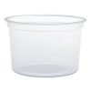 Microgourmet Food Container, 16 Oz, Translucent, Plastic, 50/Pack, 10 Packs/Carton