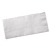 Universal Dinner Napkins, 1-Ply, 15 x 17, 1/8 Fold, White, 3000/Carton