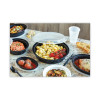 Newspring Versatainer Microwavable Containers, 16 Oz, 6" Diameter, Black/Clear, Plastic, 150/Carton