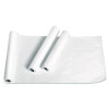 Exam Table Paper, Deluxe Crepe, 18" x 125 Ft, White, 12/Carton