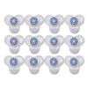 Urinal Screen With Non-Para Deodorizer Block, Green Apple Scent, Blue/White, 3.25 Oz, 12/Box