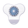 Urinal Screen With Non-Para Deodorizer Block, Green Apple Scent, Blue/White, 3.25 Oz, 12/Box