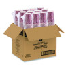 Paper Hot Drink Cups In Bistro Design, 12 Oz, Maroon, 300/Carton