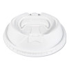 Optima Reclosable Lids For Hot Paper Cups, Fits 10 Oz To 24 Oz Hot Cups, Plastic, White, 1,000/Carton