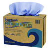 Hydrospun Wipers, 8.26 x 16.75, Blue, 100 Wipes/Box, 10 Boxes/Carton
