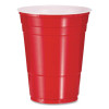 Solo Party Plastic Cold Drink Cups, 16 Oz, Red, 50/Bag, 20 Bags/Carton