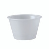 Polystyrene Portion Cups, 4 Oz, Plastic, Translucent, 250/Bag, 10 Bags/Carton