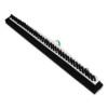 Sanitary Brush With Squeegee, Black Polypropylene Bristles, 22" Brush