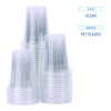 Clear Plastic Pet Cups, 12 Oz, 50/Sleeve, 20 Sleeves/Carton
