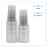 Clear Plastic Pet Cups, 20 Oz, 50/Sleeve, 20 Sleeves/Carton