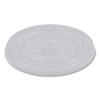Pet Cold Cup Lids, Fits 14 Oz To 24 Oz Cold Cups, Plastic, Clear, 100/Sleeve, 10 Sleeves/Carton