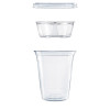 Clear Pet Grab n Go Kit Combo With Insert, 12 Oz, Plastic, Clear, 500/Carton
