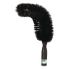 Starduster Pipe Brush, Green Polypropylene Bristles, 7.5" Brush, 6" Black Plastic Handle