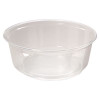 Microwavable Deli Containers, 8 Oz, 4.6" Diameter x 1.8" h, Clear, Plastic, 500/Carton