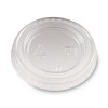 Plastic Portion Cup Lid, Fits 1 Oz Portion Cups, Clear, 4,800/Carton
