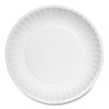 Paper Plates, 6" Dia, White, 1,000/Carton