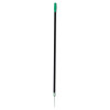 People's Paper Picker Pin Pole, 42", Black/Green