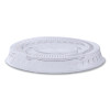 Souffle/Portion Cup Lids, Fits 1 Oz Portion Cups, Plastic, Clear, 2,500/Carton