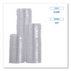 Souffle/Portion Cup Lids, Fits 1 Oz Portion Cups, Plastic, Clear, 2,500/Carton