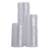 Souffle/Portion Cup Lids, Fits 1 Oz Portion Cups, Plastic, Clear, 2,500/Carton