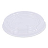 Souffle/Portion Cup Lids, Fits 1.5 Oz And 2 Oz Portion Cups, Plastic, Clear, 2,500/Carton