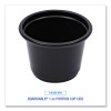 Souffle/Portion Cups, 1 Oz, Plastic, Black, 125/Sleeve, 20 Sleeves/Carton