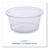 Souffle/Portion Cups, 2 Oz, Plastic, Clear, 125/Sleeve, 20 Sleeves/Carton