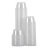Souffle/Portion Cups, 2 Oz, Plastic, Clear, 125/Sleeve, 20 Sleeves/Carton