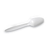 Plastic Cutlery, Mediumweight Spoon, White, 1,000/Carton
