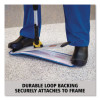 Microfiber Wet Mopping Pad, 24" Long, Split Nylon/Polyester Blend, Blue, 12/Carton