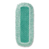 Dust Pad With Fringe, Microfiber, 18" Long, Green