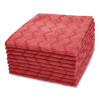 Hygen Microfiber Cleaning Cloths, 16 X 16, Red, 12/Carton