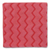 Hygen Microfiber Cleaning Cloths, 16 X 16, Red, 12/Carton