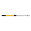Hygen Quick-Connect Extension Handle, 20" To 40", Yellow/Black