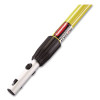 Hygen Quick-Connect Extension Handle, 4 Ft To 6 Ft, Yellow/Black