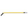 Hygen Quick-Connect Ergo Adjustable Handle, 48" To 72", Black/Yellow