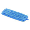 Microfiber Wall/Stair Wet Mopping Pad, 13.75 x 5.5 x 0.5, Blue
