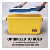 Hygen Charging Bucket, 6.8 Gal, Yellow