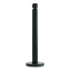 Smoker's Pole, Round, Steel, 0.9 Gal, 4 Dia x 41h, Black