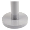 Smoker's Pole, Round, Steel, 0.9 Gal, 4 Dia x 41h, Silver