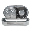 Twin 9" Jumbo Bath Tissue Dispenser, Summit, 19.25 x 6 x 12.25, Faux Stainless Steel