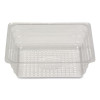 Reflections Portion Plastic Trays, Shallow, 4 Oz Capacity, 3.5 X 3.5 X 1, Clear, 2,500/Carton