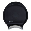 Single 12" Jbt Bath Tissue Dispenser, Classic, 1 Roll, 12.9 x 5.63 x 14.88, Transparent Black Pearl