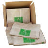 Lawn/Leaf Bags, Self-Standing, Open-Face, 30 Gal, 16" x 35", Kraft, 50/Box