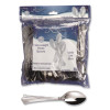 Reflections Heavyweight Plastic Utensils, Spoon, Silver, 40/Pack
