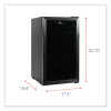 3.4 Cu Ft Beverage Cooler, Stainless Steel/Black