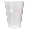 Rk Ribbed Cold Drink Cups, 16 Oz, Plastic, Translucent, 50/Sleeve, 20 Sleeves/Carton