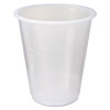 Rk Crisscross Cold Drink Cups, 3 Oz, Plastic, Clear, 100/Bag, 25 Bags/Carton