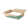 Linear-Low-Density Recycled Tall Kitchen Bags, Open-Face, 13 Gal, 24" x 33", White, 15 Bags/Roll, 10 Rolls/Box